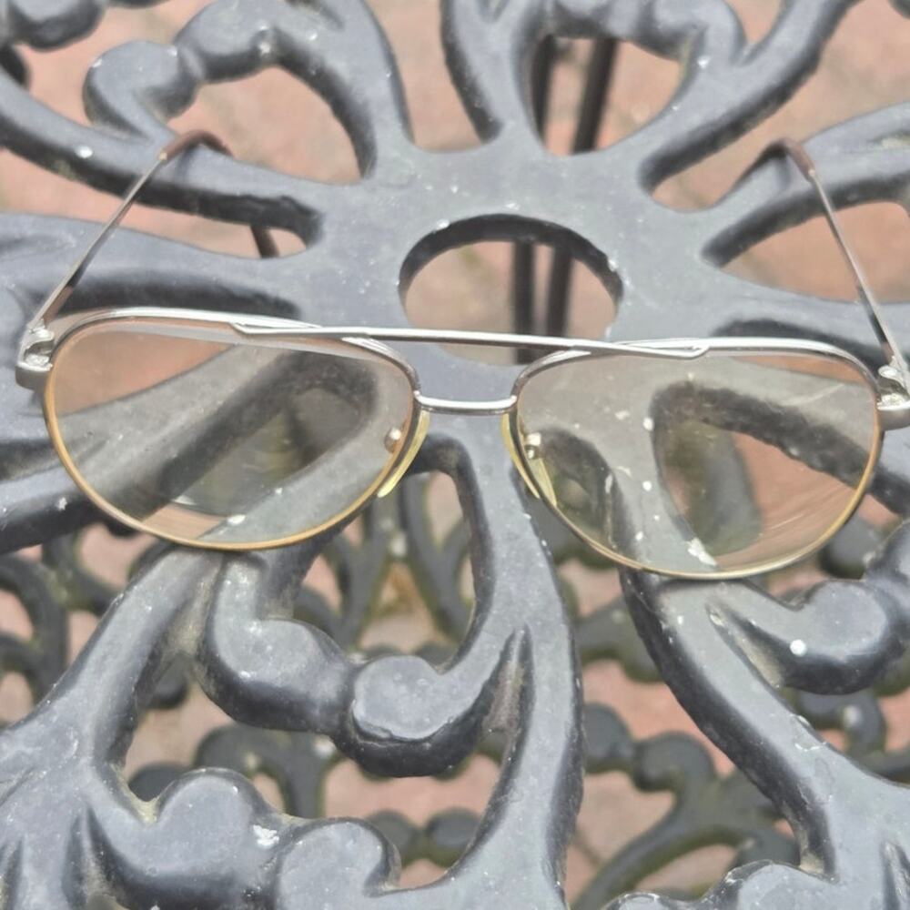 80s vintage aviator style eyeglass frames